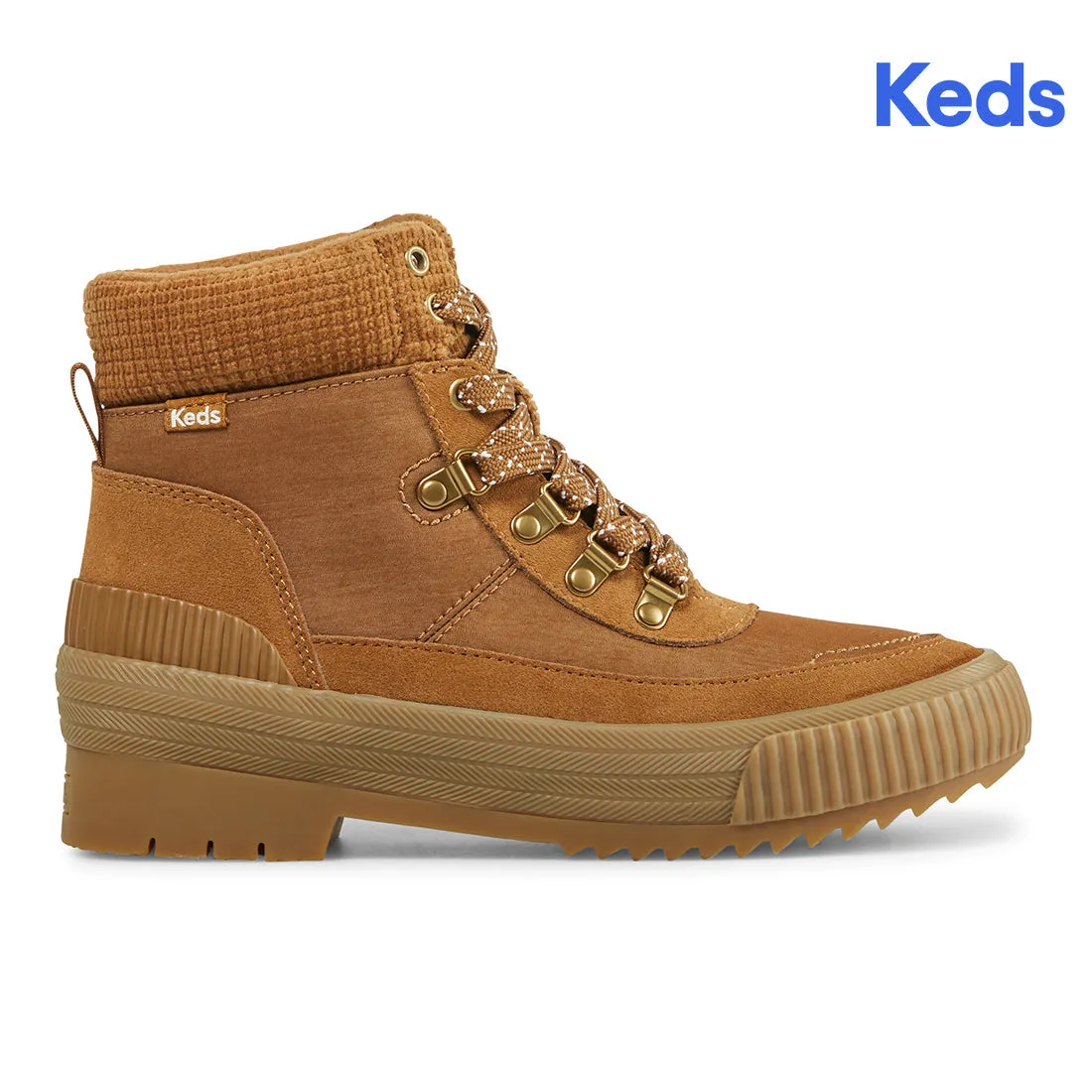 Keds Women’s Fielder Boot Suede Tan