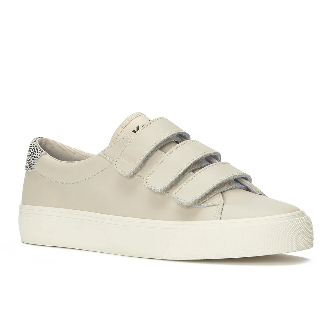 Keds Jump Kick V Leather Dalmata Heel Oatmeal/Black