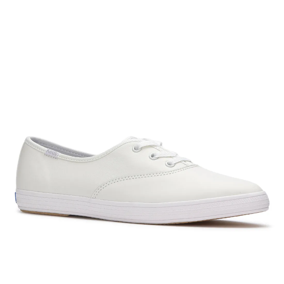 Keds Womens Champion Point Low Leather Sneaker White