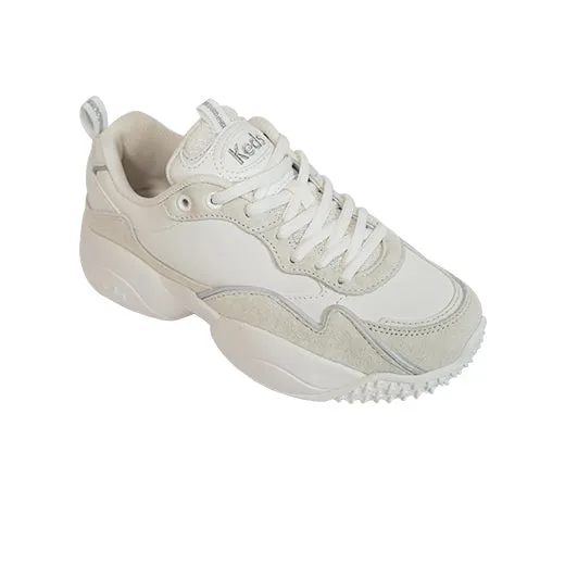 Keds Women’s Bounce Sneaker White/Silver