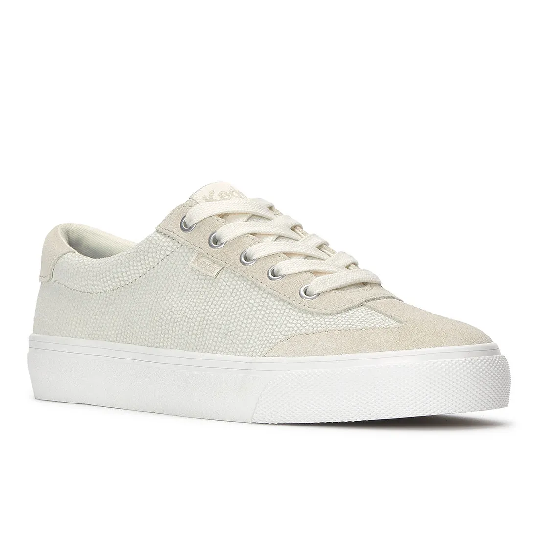Keds Jump Kick T-Toe Dalmata Leather/Suede Cream/Oatmeal