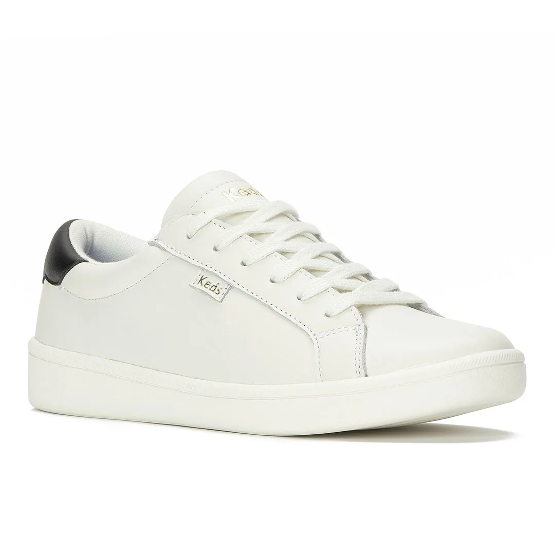 Keds Women’s Ace II Leather White/Black Sneaker