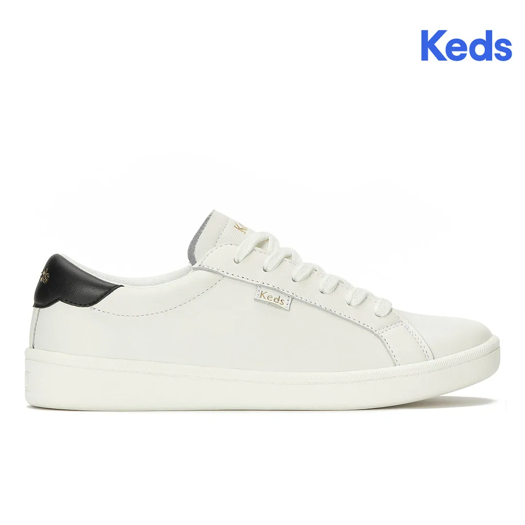 Keds Women’s Ace II Leather White/Black Sneaker