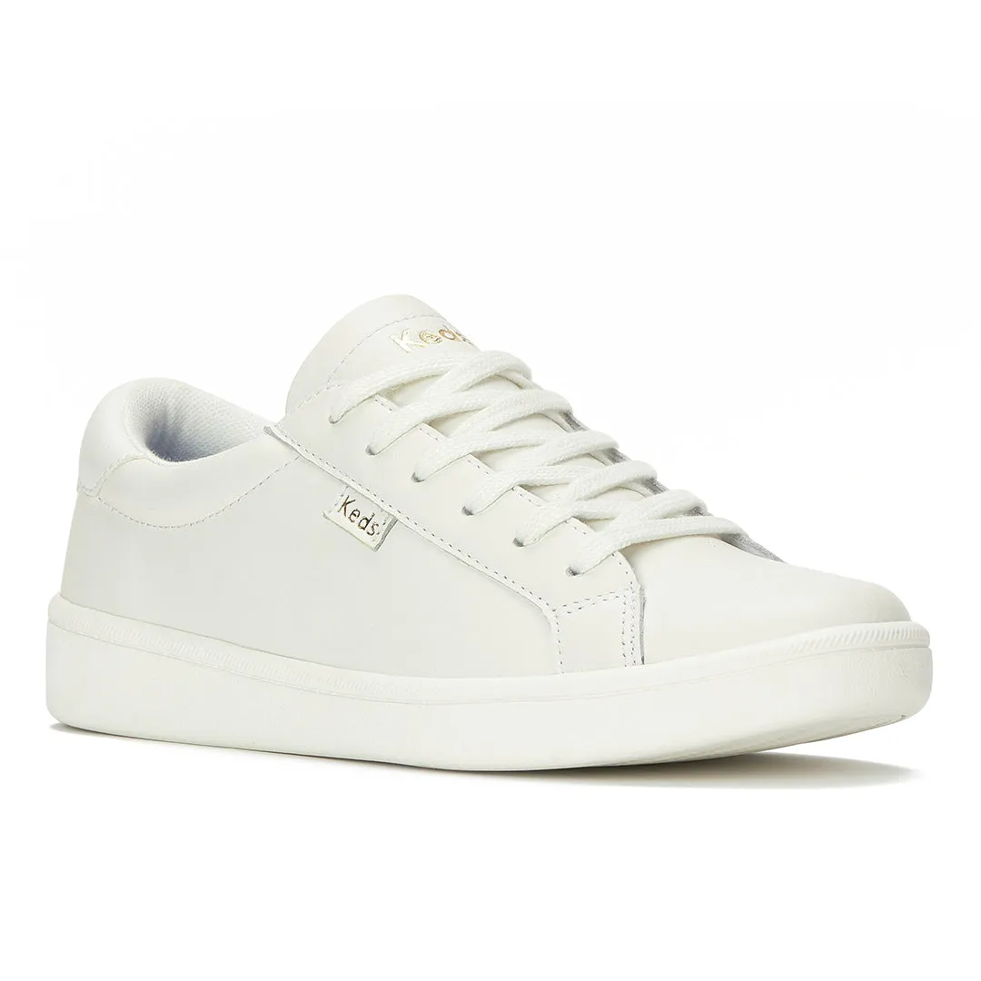 Keds Women’s Ace II Leather White Sneaker