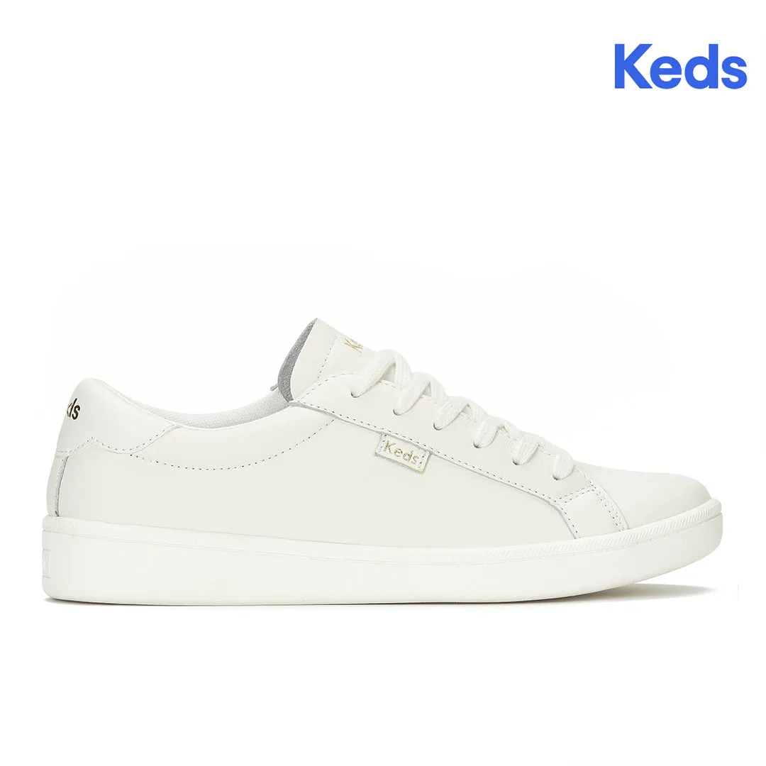 Keds Women’s Ace II Leather White Sneaker