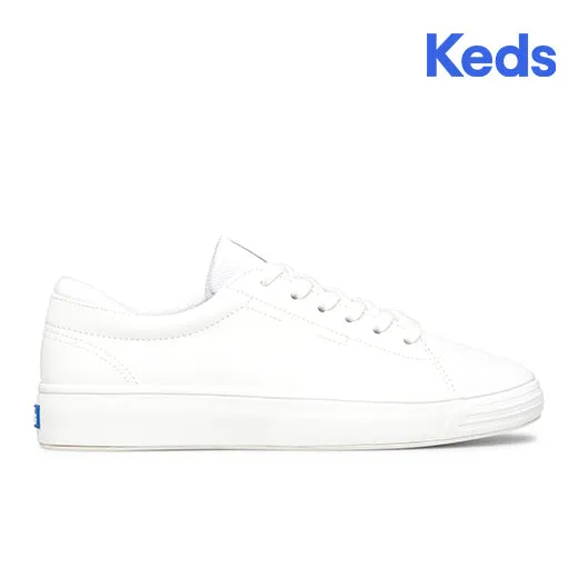 Keds Women’s Alley Leather White Sneaker