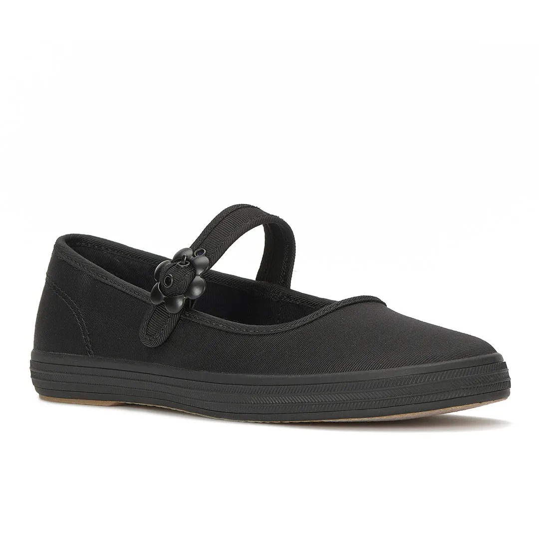 Keds Women’s Maisie Mary Jane Grosgrain Black/Black Sneaker