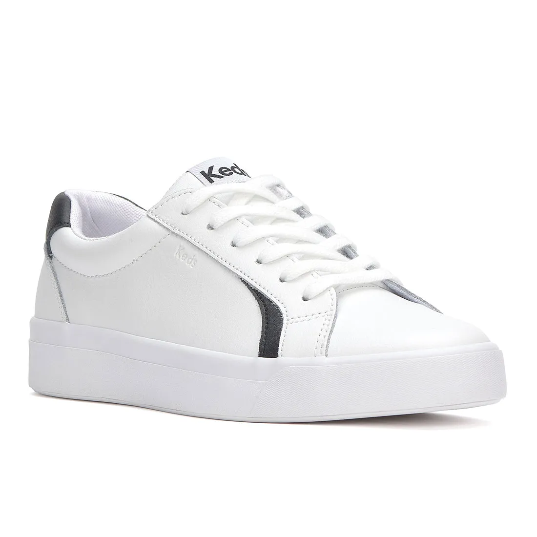 Keds Women’s Pursuit Leather Sneaker White/Black