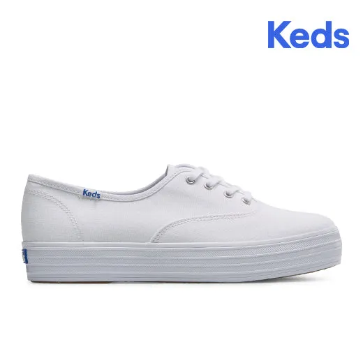 Keds Women’s The Platform Canvas Sneaker White