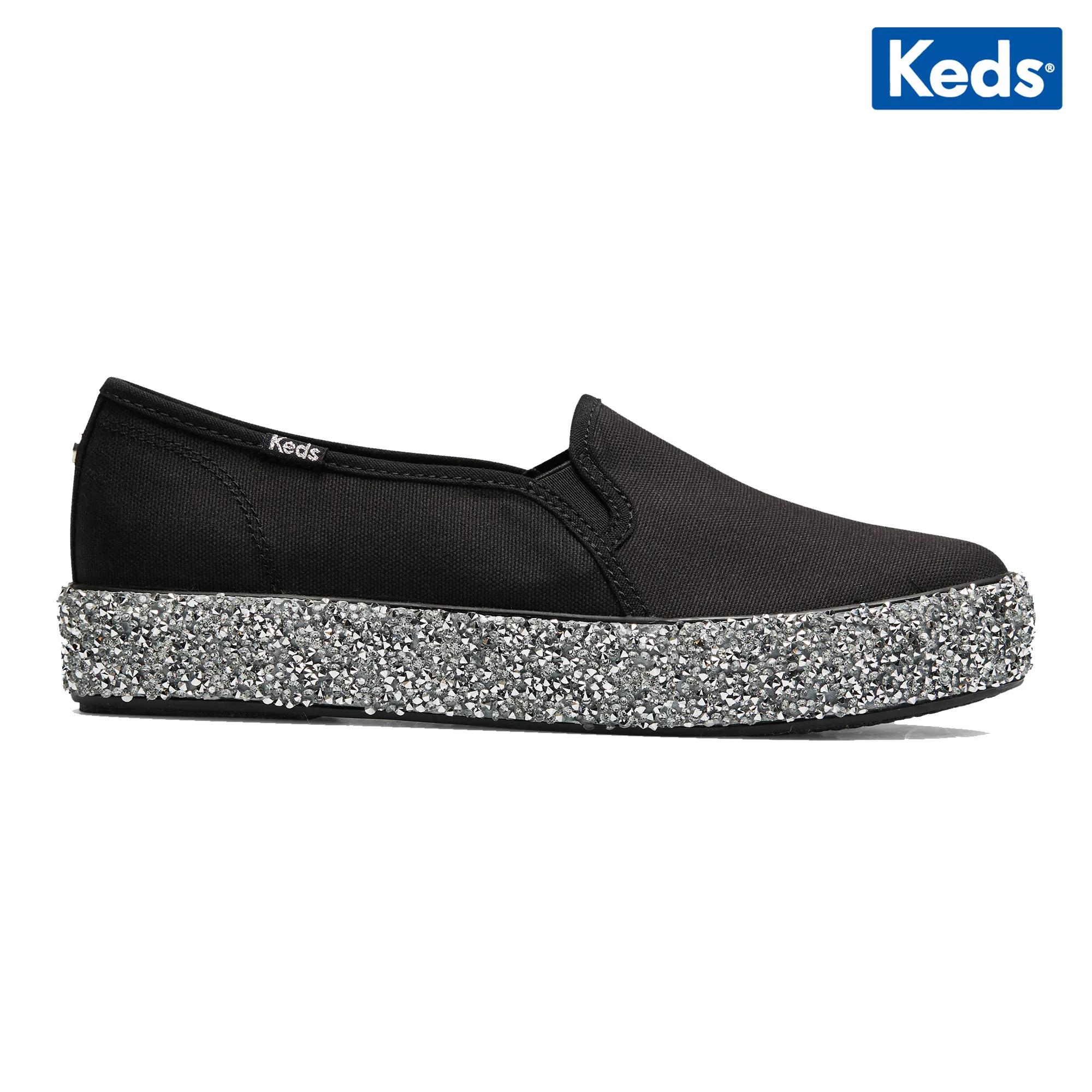 Keds Women’s Triple Decker Rock Salt Black/Silver