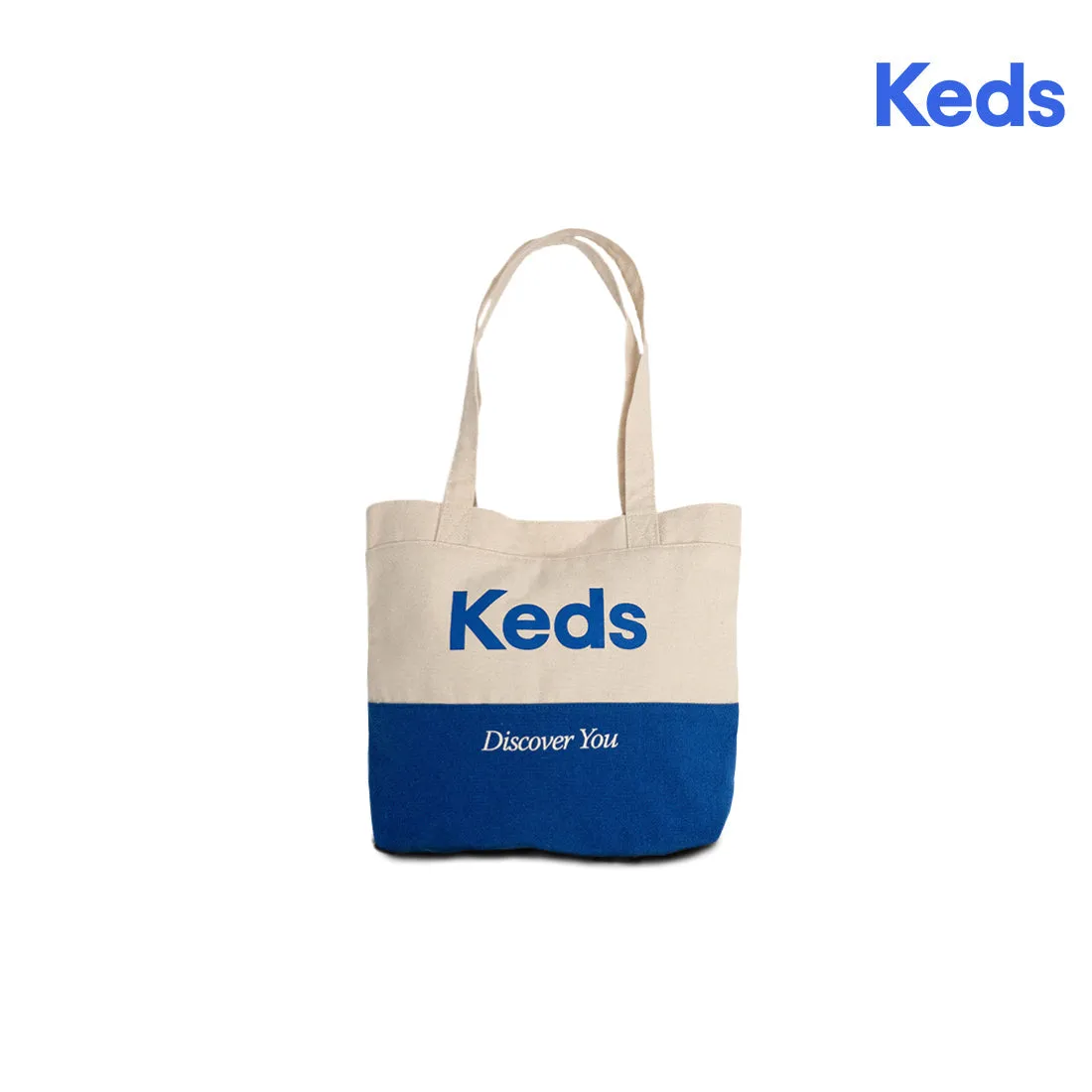 Keds Discover You Tote Bag Natural/Blue – NOT FOR SALE