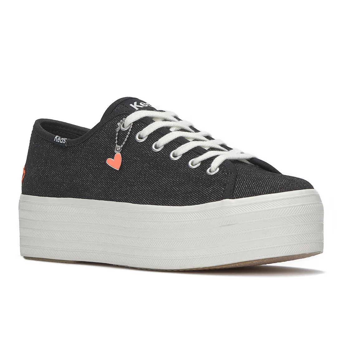 Keds Women’s Triple Up Washed Denim Black
