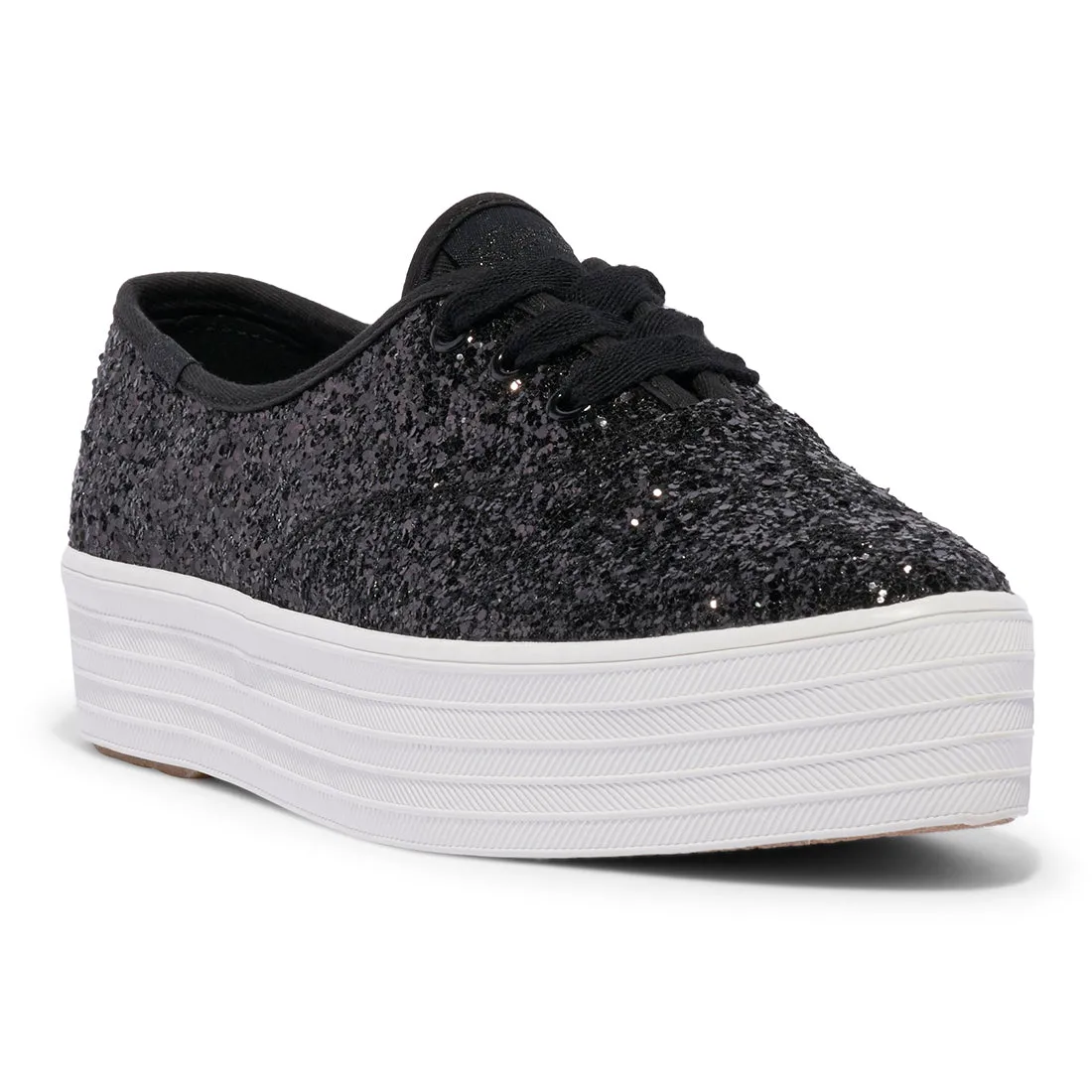Keds Womens’ Point Glitter Cel Black