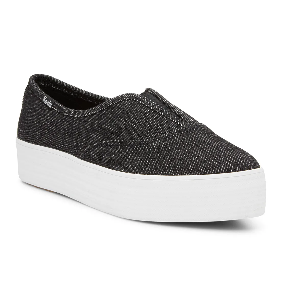 Keds Womens’ Point Slip Textile Black