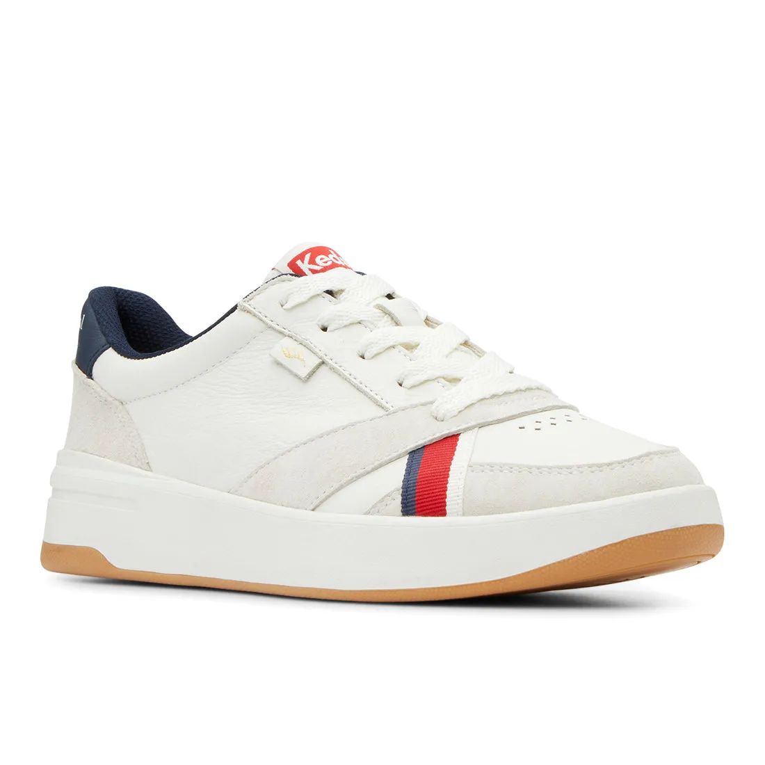 Keds Womens’ Recreational Habits The Court White/Navy/Red