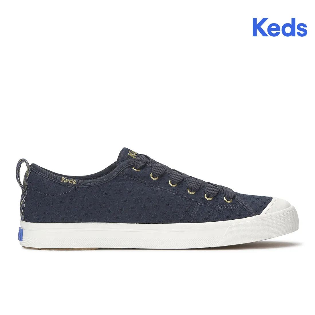 Keds Cruise Mini Daisy Eyelet Navy