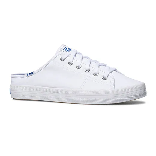 Keds Women’s Kickstart Mule Canvas White